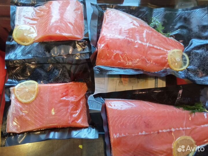 Семга слабосоленая в отпуск