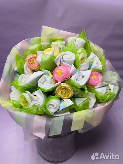 Букет из подгузников