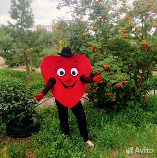 Ростовая кукла сердце или ягодка на прокат