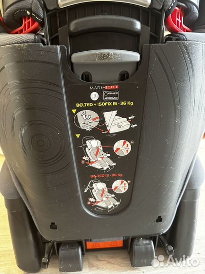 Детское автокресло 15 до 36 кг peg perego