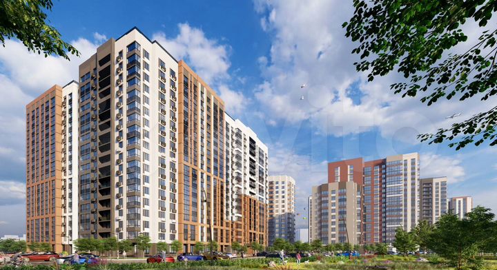 Квартира-студия, 25,7 м², 4/19 эт.