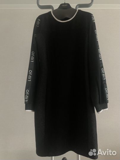 Платье черное трикотажное LIU JO