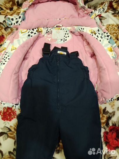 Зимний костюм для девочки 86 размер