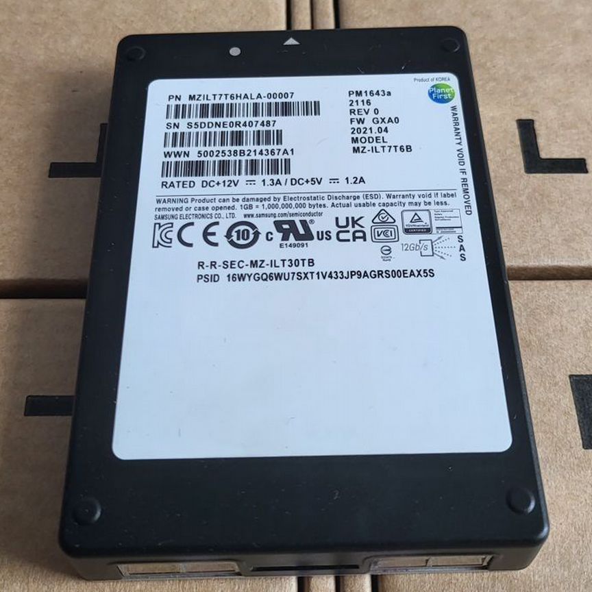 [PM1643A] Samsung /Pm 1643 A 7.68 Tb Pm1643a