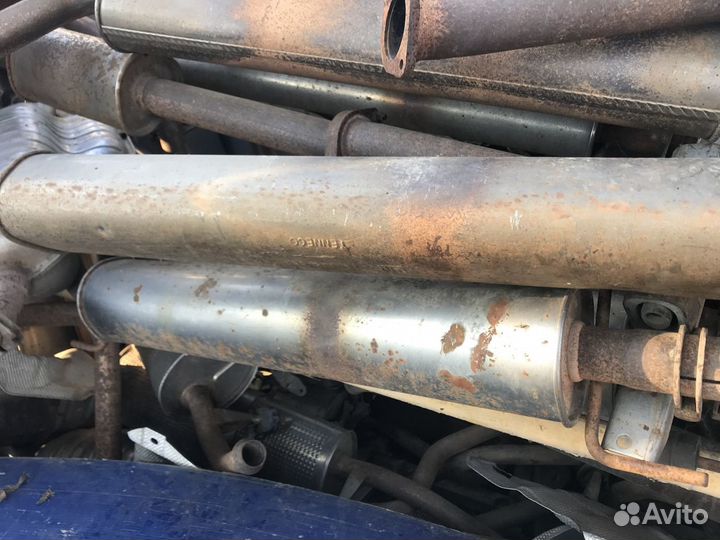 Средняя часть глушителя на опель астра H