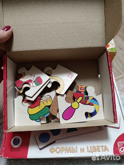 Развивающие пазлы и лото детские 7 штук