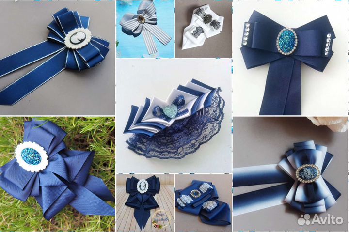 Галстук брошь для девочки