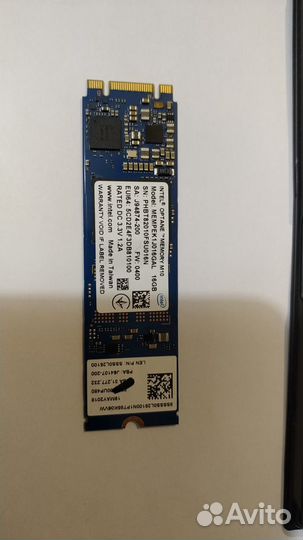 Память Intel Optane Memory M10 16Gb