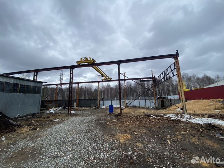 Каркас Арочный ангар с кран балкой