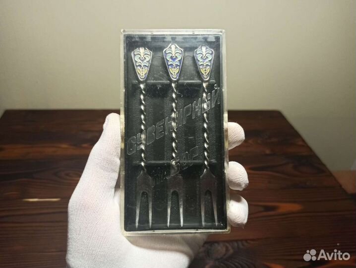 Советский Сувенирный Набор Десертных Вилок СССР