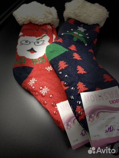 Носки домашние утепленные