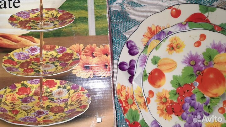 Ваза для фруктов 3-ярусная фруктовница