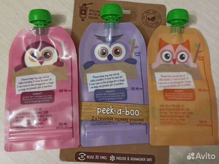 Многоразовые контейнеры для хранения и кормления