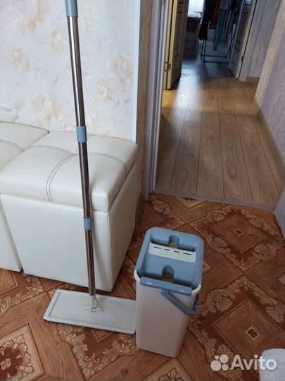 Ведро со шваброй с отжимом
