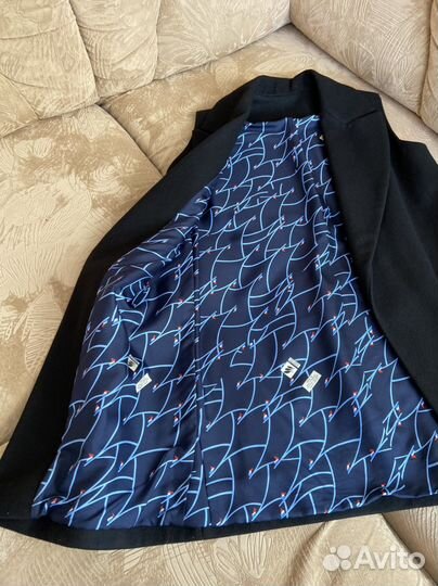 Женский жилет удлиненный черный, кардиган р. 40/42