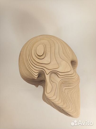 Фигура череп из фанеры