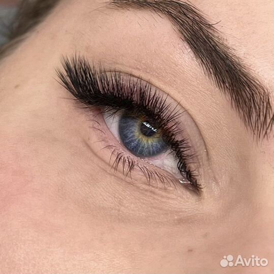 Наращивание ресниц, брови юмр