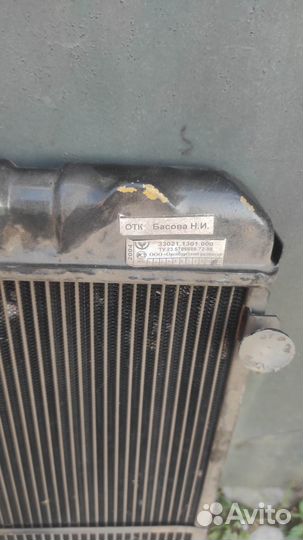 Радиатор на газель медный
