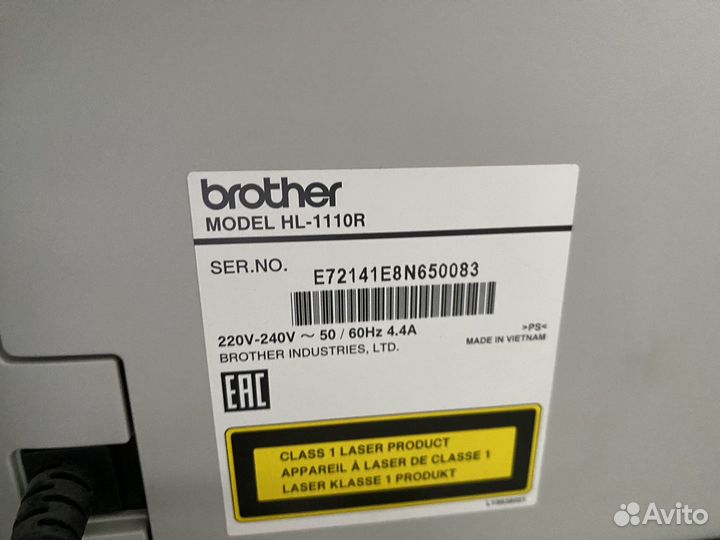 Принтер лазерный brother HL 1110R