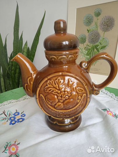 Чайник керамика, копилка грибок