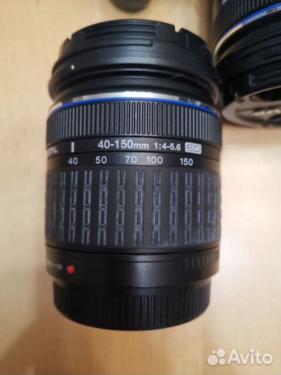 Фотоаппарат Olympus E-510 с двумя объективами