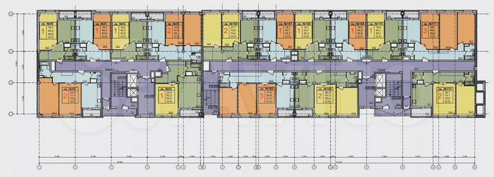 1-к. квартира, 45,5 м², 12/17 эт.