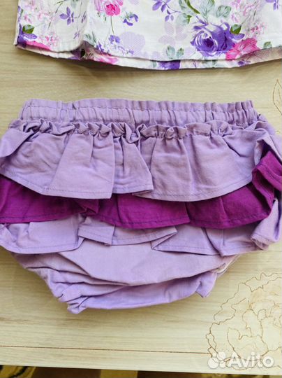 Летний костюм для девочки 86