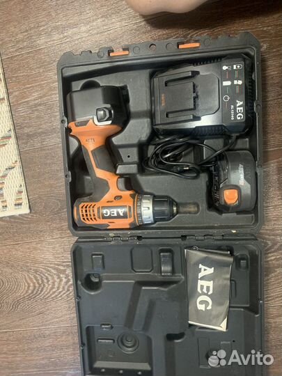 Шуруповерт aeg bs 12c2 12 v