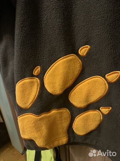 Флисовая кофта jack wolfskin