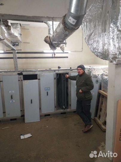 Монтаж автоматики вентиляции