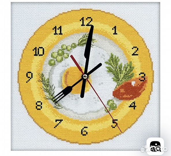 Набор для вышивания крестом, часы
