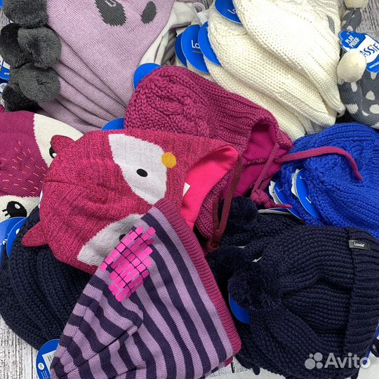 Шапки Lassie зимние шерсть размеры на выбор новые