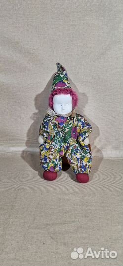 Кукла клоун Винтаж