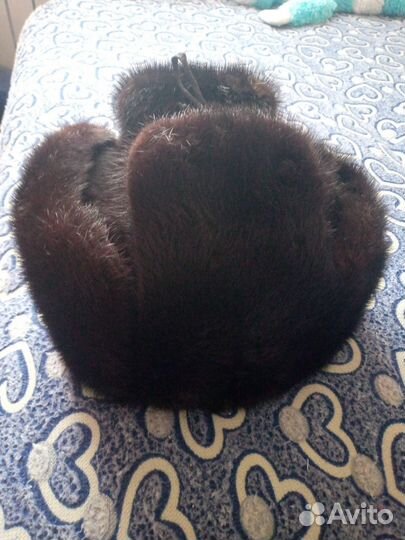 Норковая шапка мужская