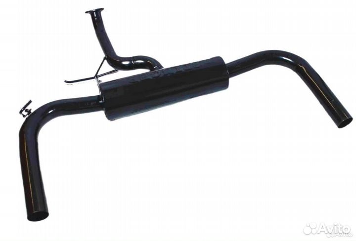 Глушитель Стингер для Нива 21214 раздвоенный