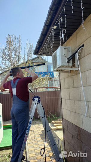 Обслуживание и ремонт сплит-систем.Чистка/заправка