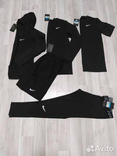Компрессионный костюм/рашгард 5в1 Nike. Только XXL
