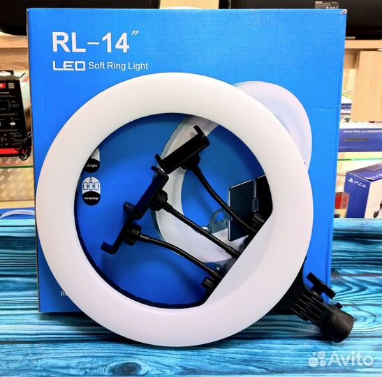 Кольцевая лампа 36 см профессиональная