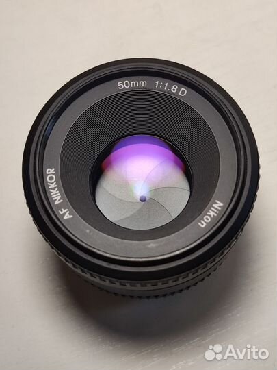 Объектив Nikon 50mm 1 8 D портретник