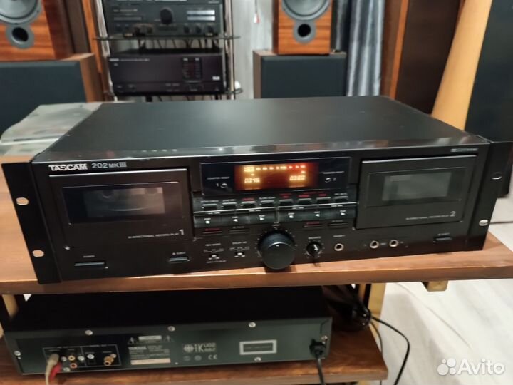 Дека кассетная tascam 202 mk lll