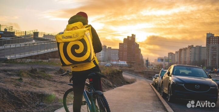 Подключение пеших И вело курьеров К яндекс доставк