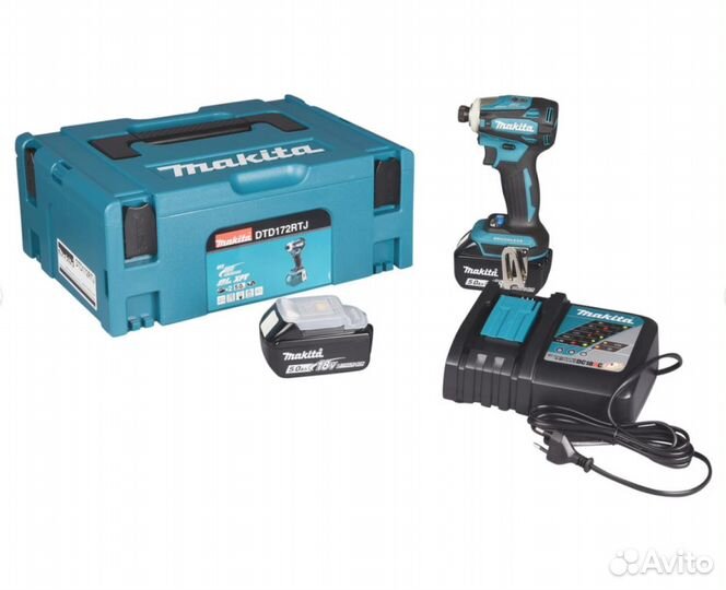 Makita DTD172RTJ (кейс в комплекте)
