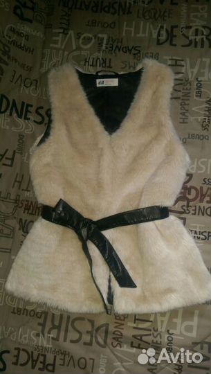 Новый меховой жилет HM. Смотреть на Мильчакова