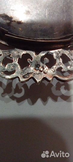 Старинное колье серебро Европа