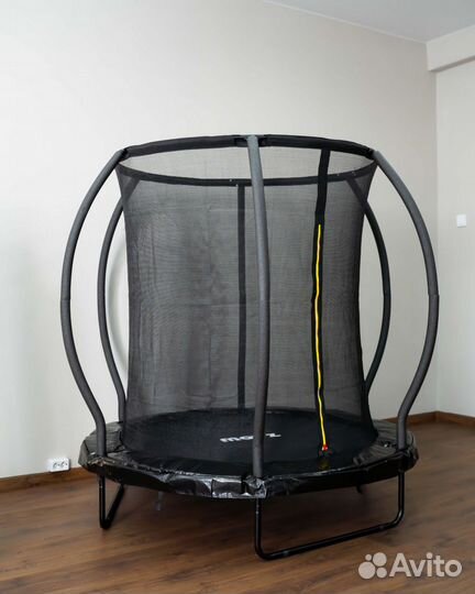 Детский батут с сеткой для дома, улицы 152 см