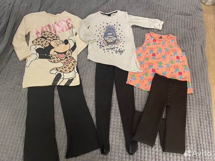 Пакет вещей на девочку 128.134.140