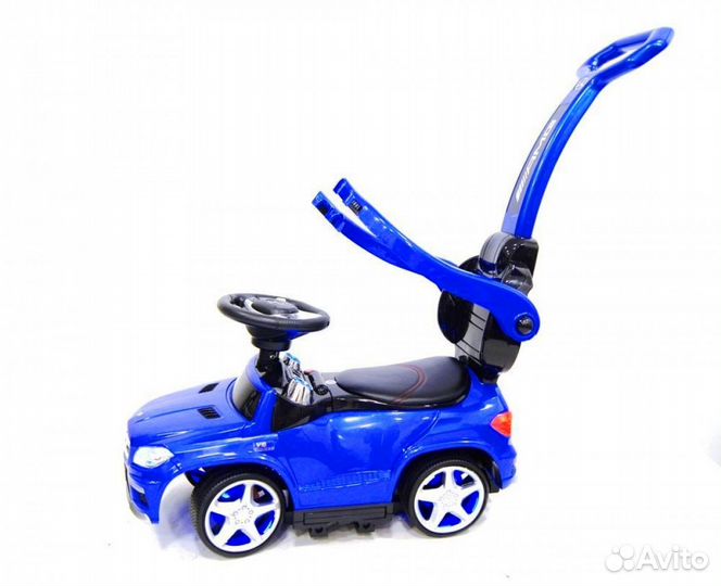 Детский толокар Mercedes-Benz GL63 синий 888 H