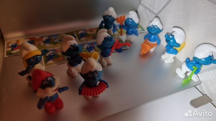 Киндер Смурфы старая сборка