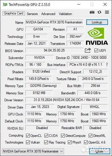 Rtx 3070 laptop