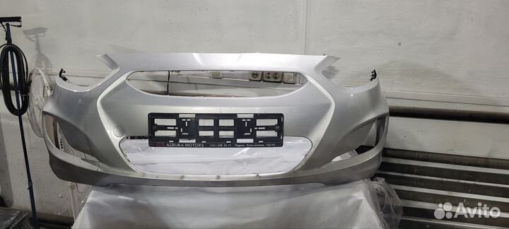 Бампер передний hyundai solaris 11